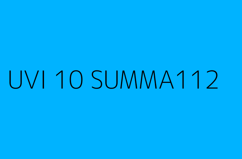 UVI 10 SUMMA112